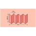 Подложка-гармошка перфорированная для теплого пола, 1,8 мм
