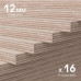 Фанера для паркета Lab Arte ФСФ 12 мм (250х250)