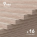 Фанера для паркета Lab Arte ФСФ 9 мм (250х250)