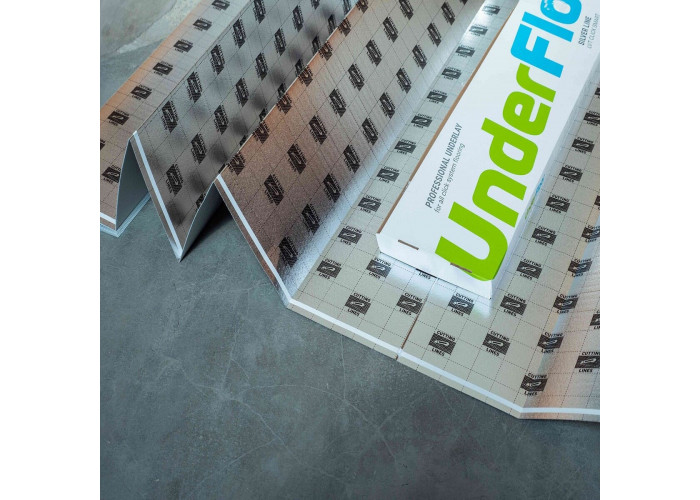 Подложка UNDER FLOOR SILVER LINE под кварц-виниловый ламинат
