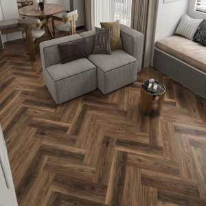 Кварц-виниловый ламинат Cronafloor Herringbone H018 Дуб Ле-Ман